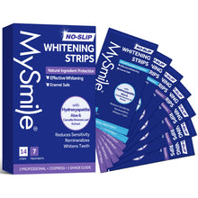 Load image into Gallery viewer, MySmile 28PC Teeth Whitening Strips Refills, Non Sensitive Teeth White Strips Tooth Whitener, Mint, 14 Treatment