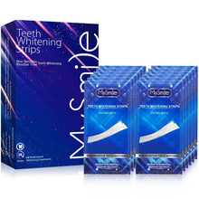 Load image into Gallery viewer, MySmile 28PC Teeth Whitening Strips Refills, Non Sensitive Teeth White Strips Tooth Whitener, Mint, 14 Treatment
