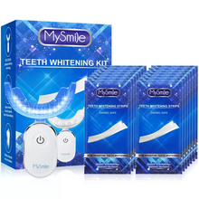 Load image into Gallery viewer, MySmile 28PC Teeth Whitening Strips Refills, Non Sensitive Teeth White Strips Tooth Whitener, Mint, 14 Treatment