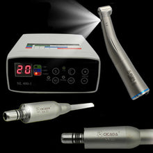 Load image into Gallery viewer, CICADA Dental Electric Micro Motor +1:1/1:5/16:1 Firber Optic Handpiece Contra Angle