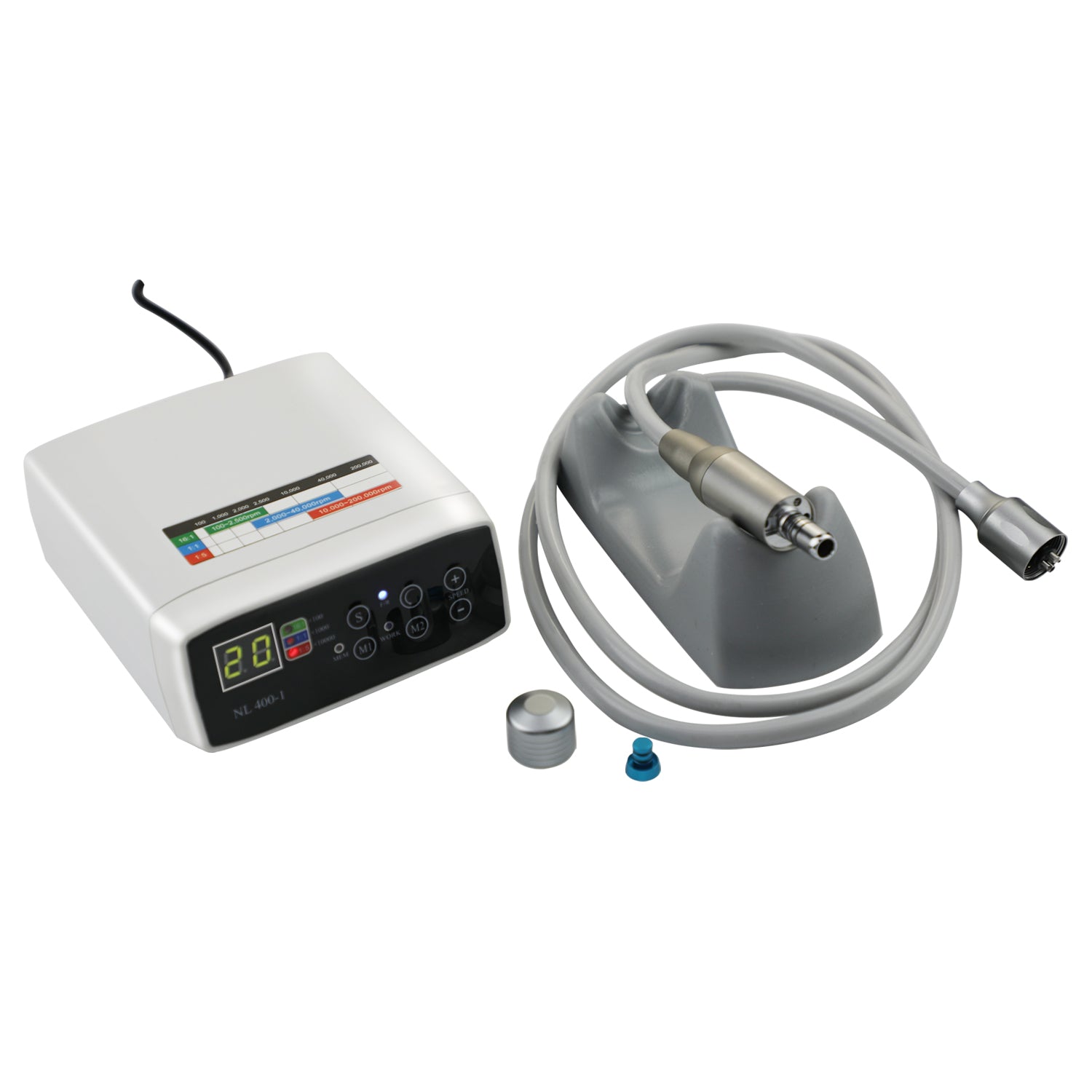 CICADA Dental Electric Micro Motor +1:1/1:5/16:1 Firber Optic Handpiece Contra Angle