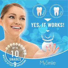Load image into Gallery viewer, MySmile 35% Carbamide Peroxide Teeth Whitening Kit with Light Tray, 3*3ml Bleaching Gels, Tooth Whitener