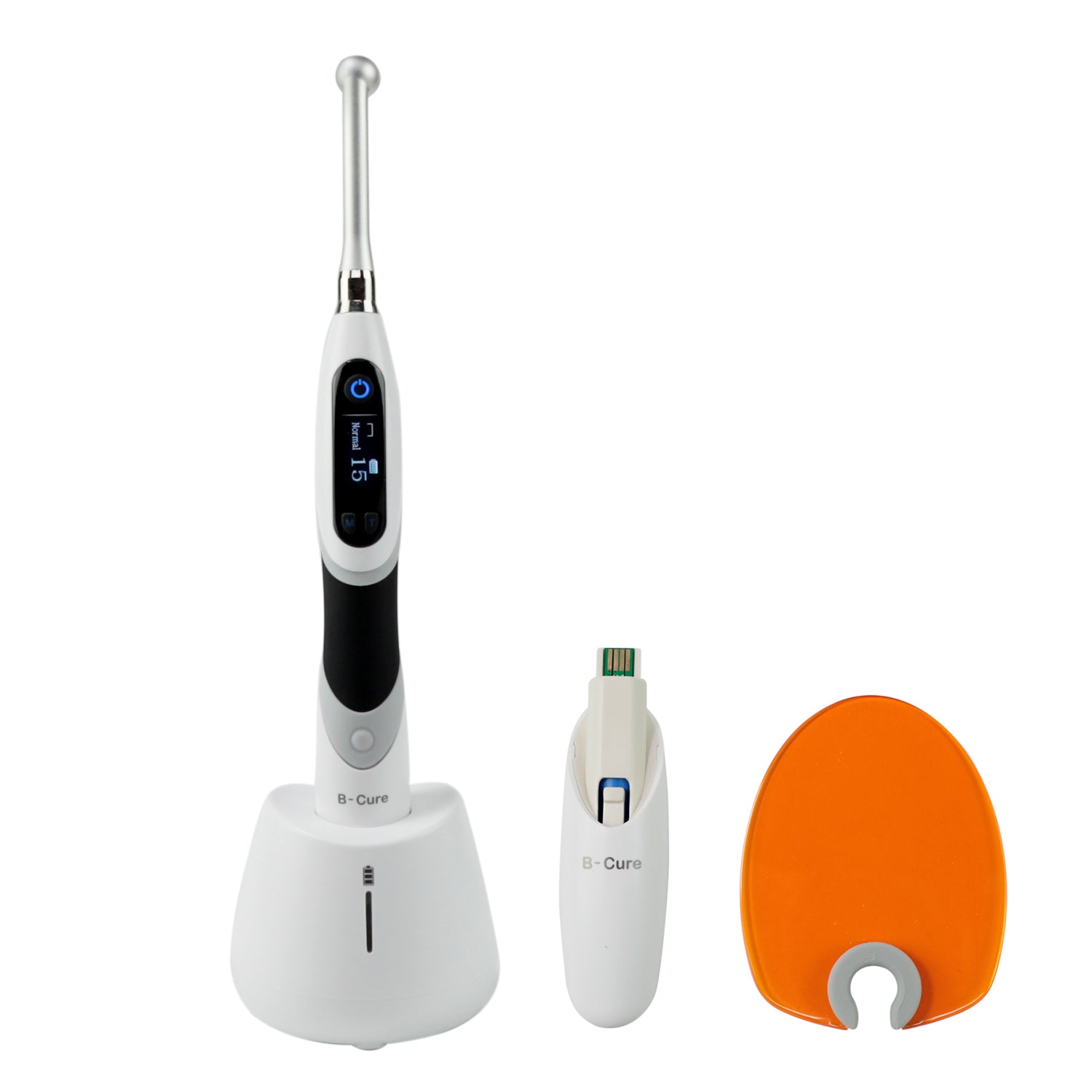 Woodpecker® B-Cure Plus 5W High Power Blue LED Curing Light With 2 Bat ...