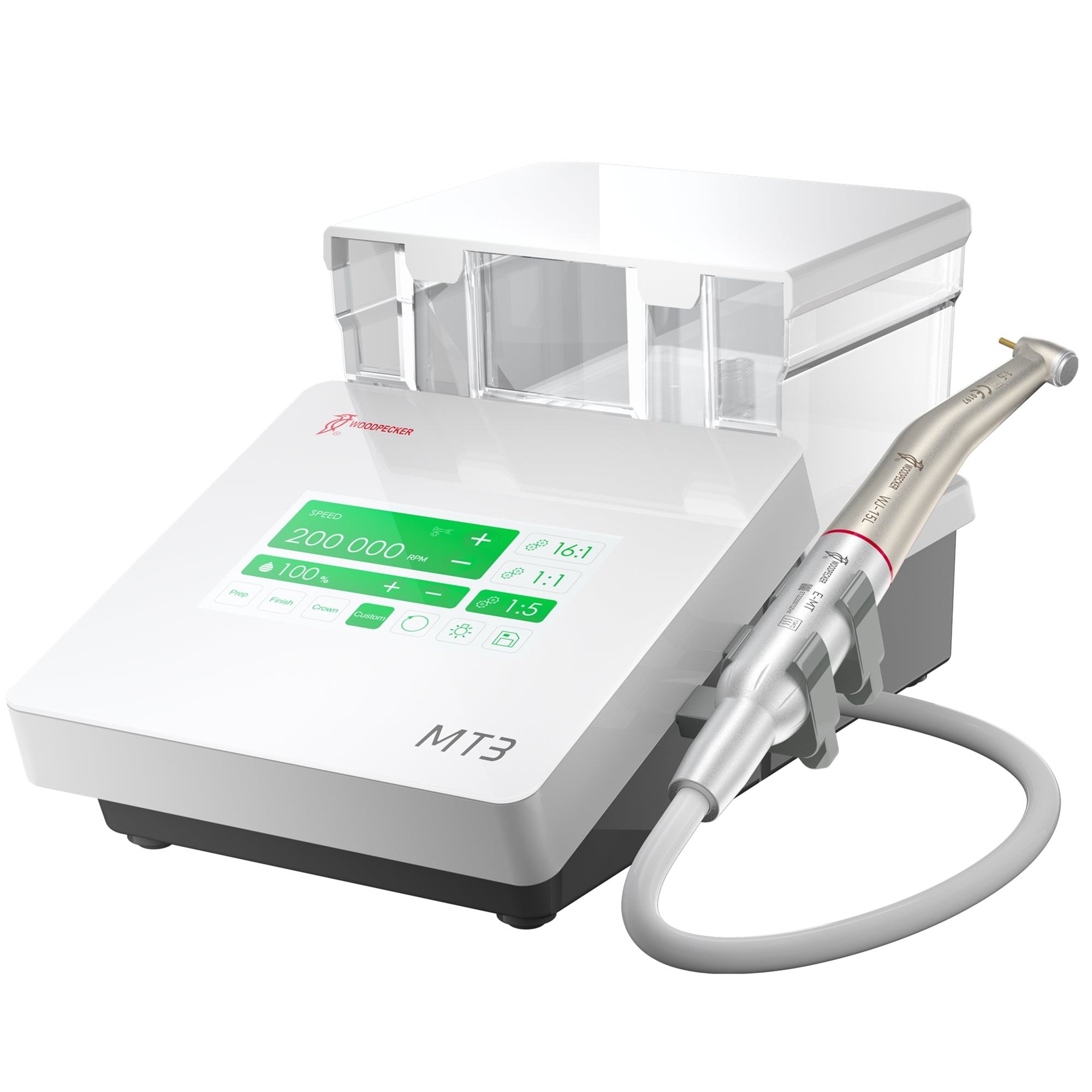 Woodpecker DBA MT2 & MT3  Dental Brushless Surgical Electric MicroMotor w/1:5 e type electric handpiece