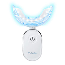 Load image into Gallery viewer, MySmie 28PC 6%HP Teeth Whitening Strips Kit with 28-LED Light Tray Stain Removal