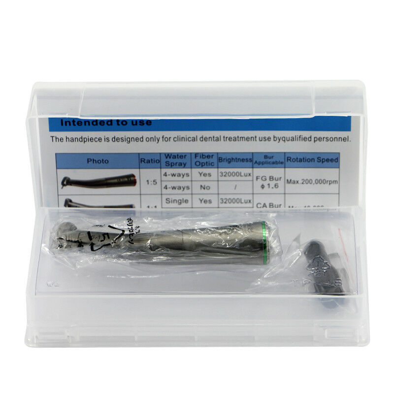 CICADA Dental 4:1 Fiber Optic Reduce Handpiece Contra Angle