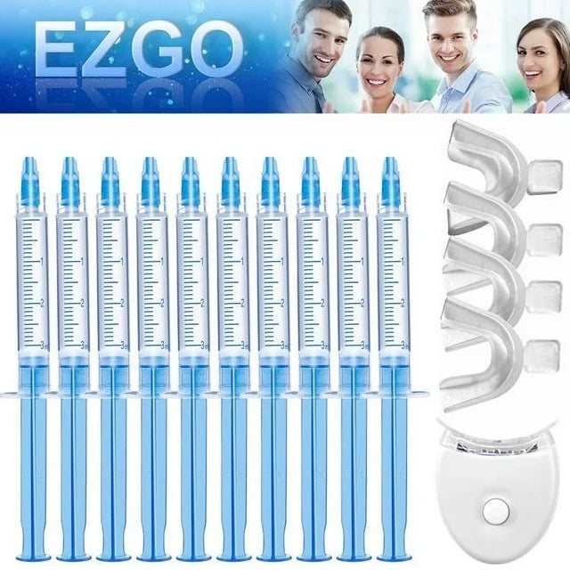 EZGO 10pc 3ml Teeth Whitening Gel Strong Tooth Bleaching for Dental Clinic FDA