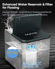 Load image into Gallery viewer, MySmile LP233 PRO 800ML Countertop Water Dental Flosser w/ Water Purifying Light Electric Power Oral Irrigator for Teeth Braces 6 Jet Tips
