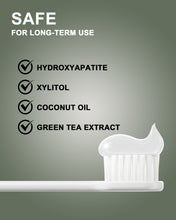Load image into Gallery viewer, MySmile Premium 10% Nano-Hydroxyapatite Toothpaste, Anti-Sensitivity Toothpaste, Teeth Whitening Toothpaste, Fluoride-Free, Helps Repair Tooth Enamel, Remineralization, 4.2oz
