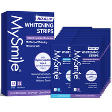 Load image into Gallery viewer, MySmile 28PC Teeth Whitening Strips Refills, Non Sensitive Teeth White Strips Tooth Whitener, Mint, 14 Treatment
