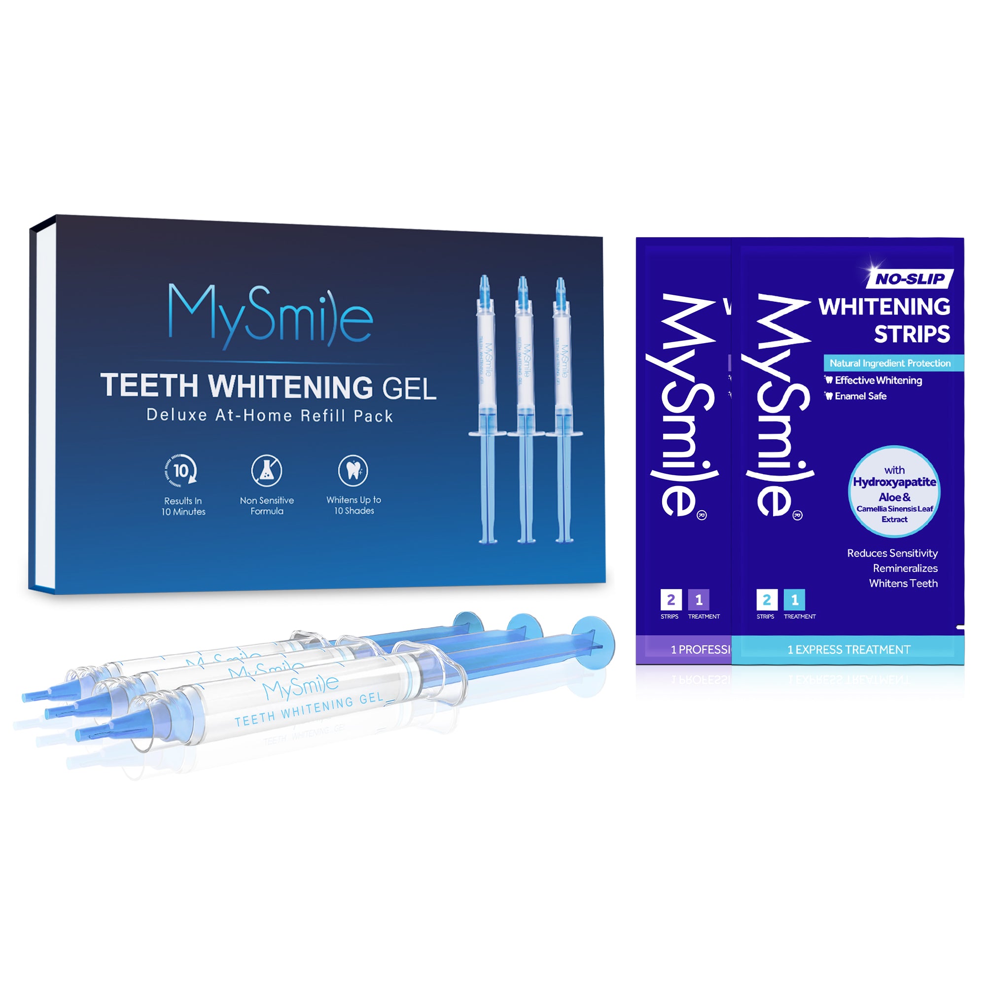 MySmile 3pc 35% Carbamide Peroxide Teeth Whitening Gels Refill Pack