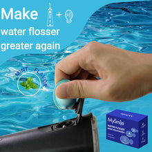 Load image into Gallery viewer, MySmile 30 Travel Case Concentrated Mouthwash for Water Flosser Oral Rinse Oral Irrigator Solution Brightens Enamel Fights Bad Breath Fresh Mint, Alcohol Free
