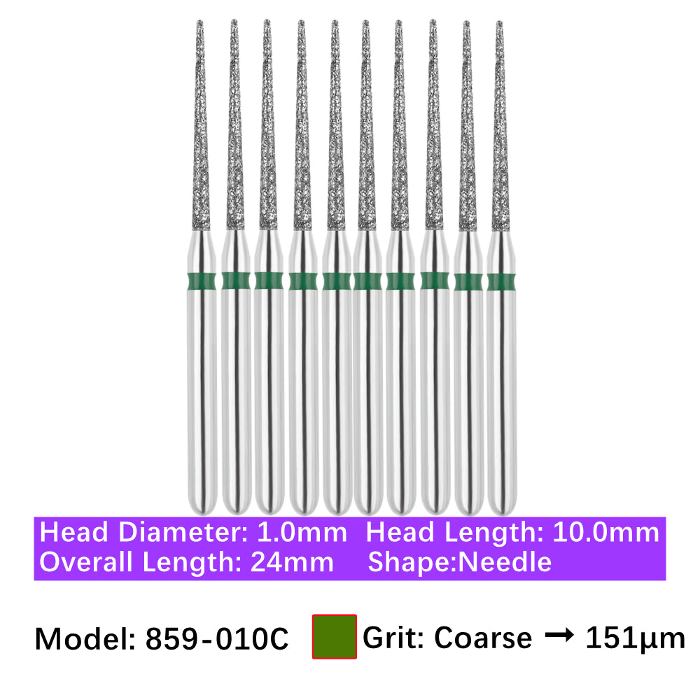 Vakker Dental Needle FG Diamond Bur 859-010C 10/pk