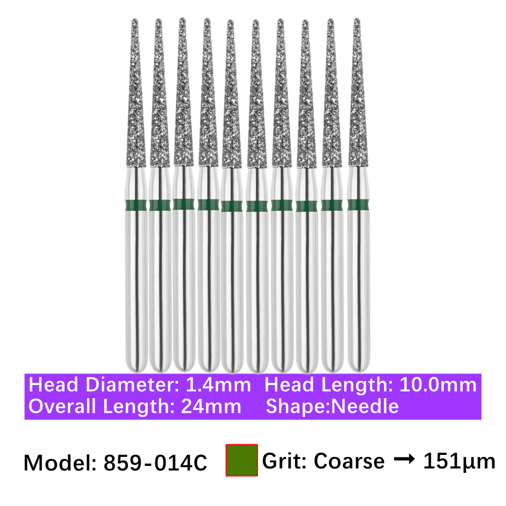 Vakker Dental Needle FG Diamond Bur 859-014C 10/pk