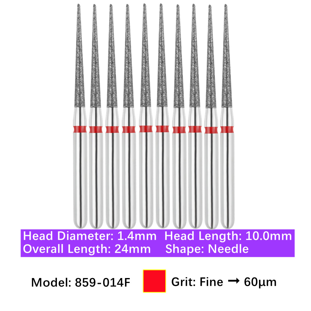 Vakker Dental Needle FG Diamond Bur 859-014F 10/pk