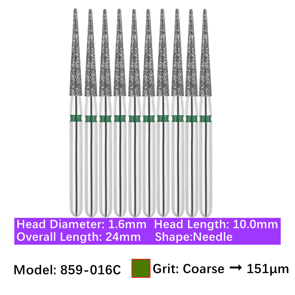 Vakker Dental Needle FG Diamond Bur 859-016C 10/pk
