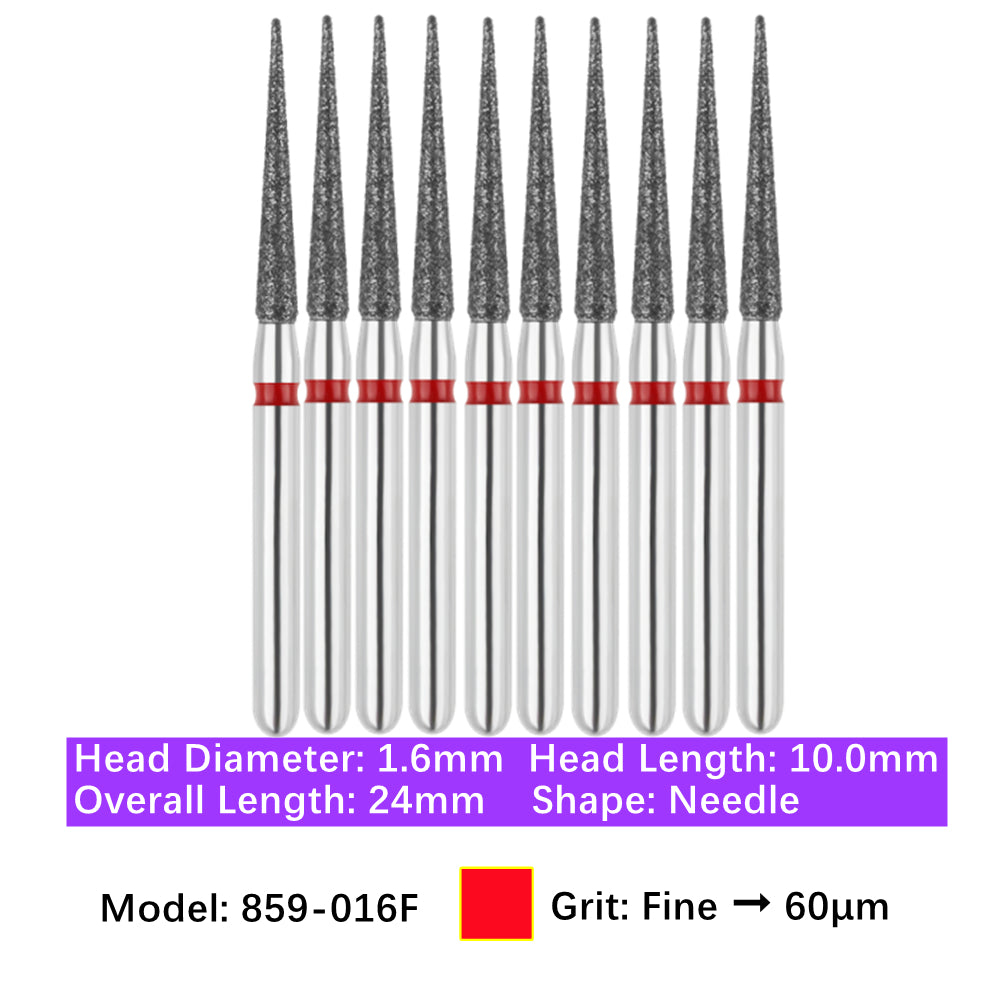 Vakker Dental Needle FG Diamond Bur 859-016F 10/pk