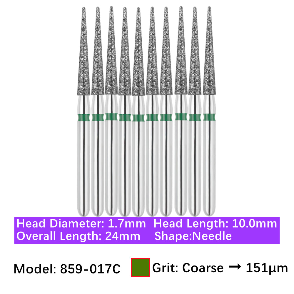 Vakker Dental Needle FG Diamond Bur 859-017C 10/pk