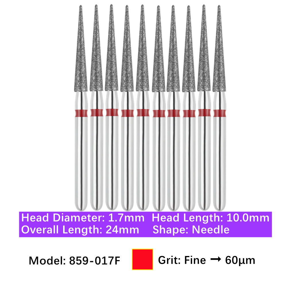 Vakker Dental Needle FG Diamond Bur 859-017F 10/pk