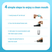 Load image into Gallery viewer, MySmile 30 Travel Case Concentrated Mouthwash for Water Flosser Oral Rinse Oral Irrigator Solution Brightens Enamel Fights Bad Breath Fresh Mint, Alcohol Free

