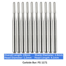Load image into Gallery viewer, Vakker Dental Carbide Burs FG 1171 Friction Grip 10/pk
