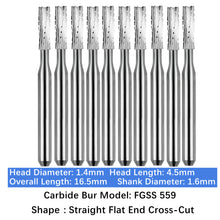 Load image into Gallery viewer, Vakker Dental Carbide Burs FG, Short Shank SS 559 Friction Grip 10/pk

