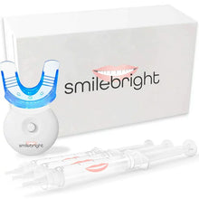 Load image into Gallery viewer, SmileBright 35% Carbamide Peroxide Teeth Whitening Kit with LED Light Tray, Strong Mint Teeth Whitening Gel Tooth Whitener, Non Sensitive Stain Removal
