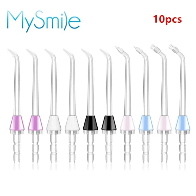 MySmile Portable OLED Oral Irrigator Water Flosser 8 Jet Pick Tips 5 Model