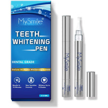 Load image into Gallery viewer, MySmile 2pc 8ml Teeth Whitening Pen Kit,22%CP Teeth Whitening Gel Refill Removes Years Tooth Stains Tooth Whitener 35 Treatments Non Sensitive
