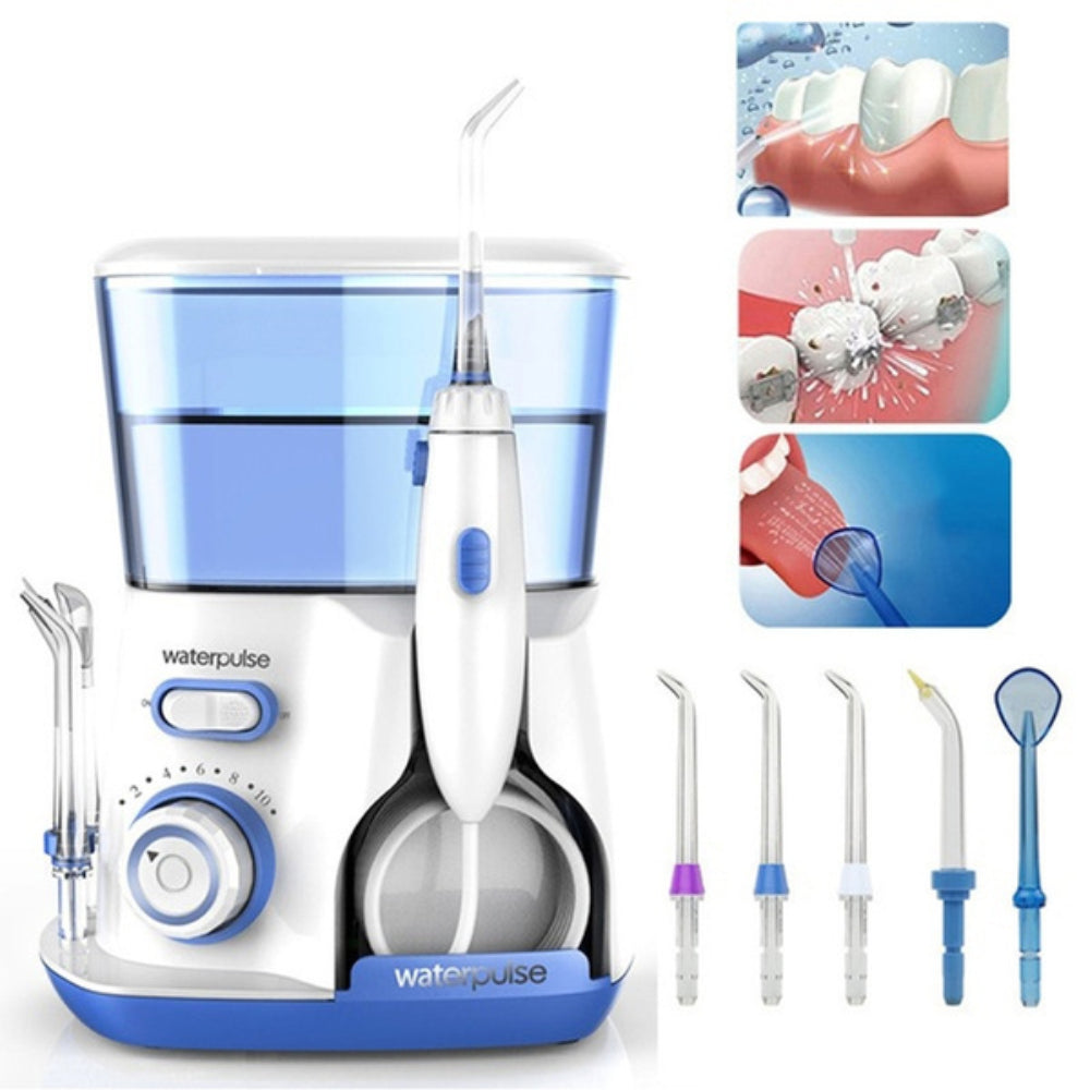 800ml Waterpulse Water Flosser Oral Irrigator Jet Pick Teeth Cleaner Floss