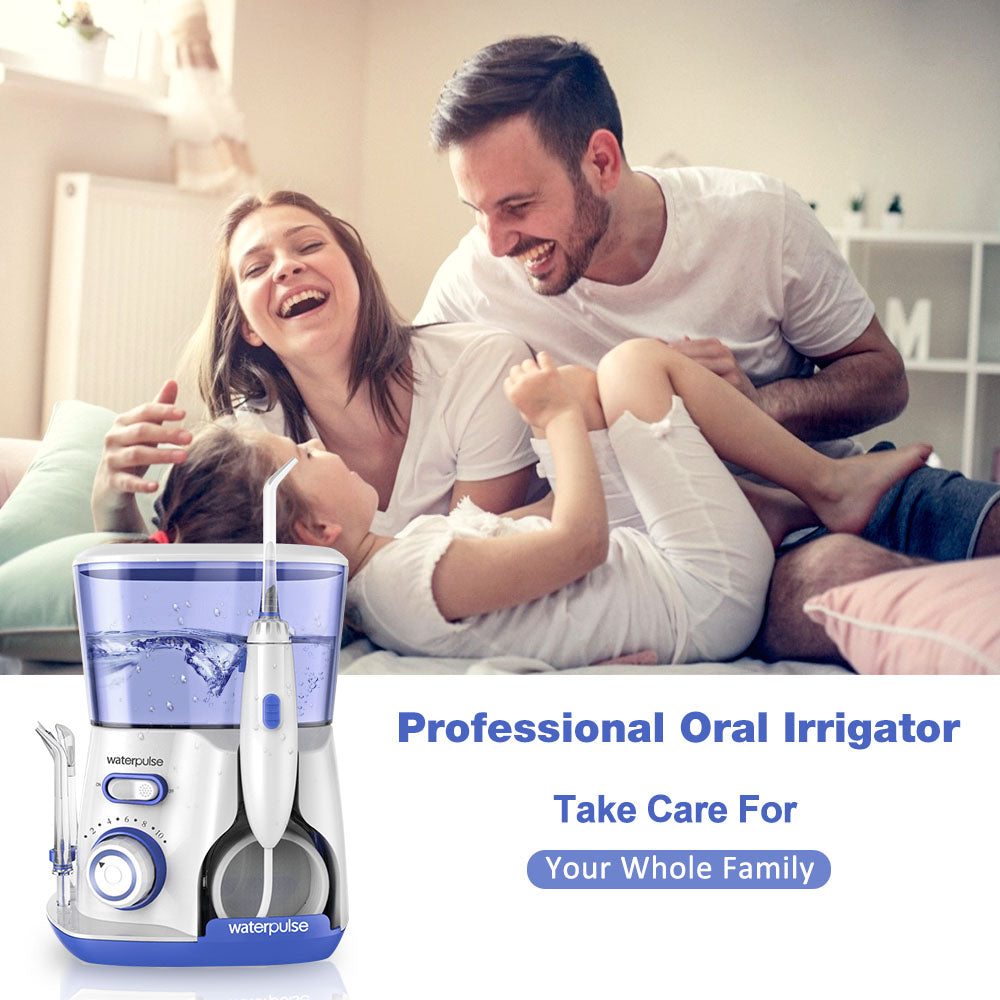 800ml Waterpulse Water Flosser Oral Irrigator Jet Pick Teeth Cleaner Floss