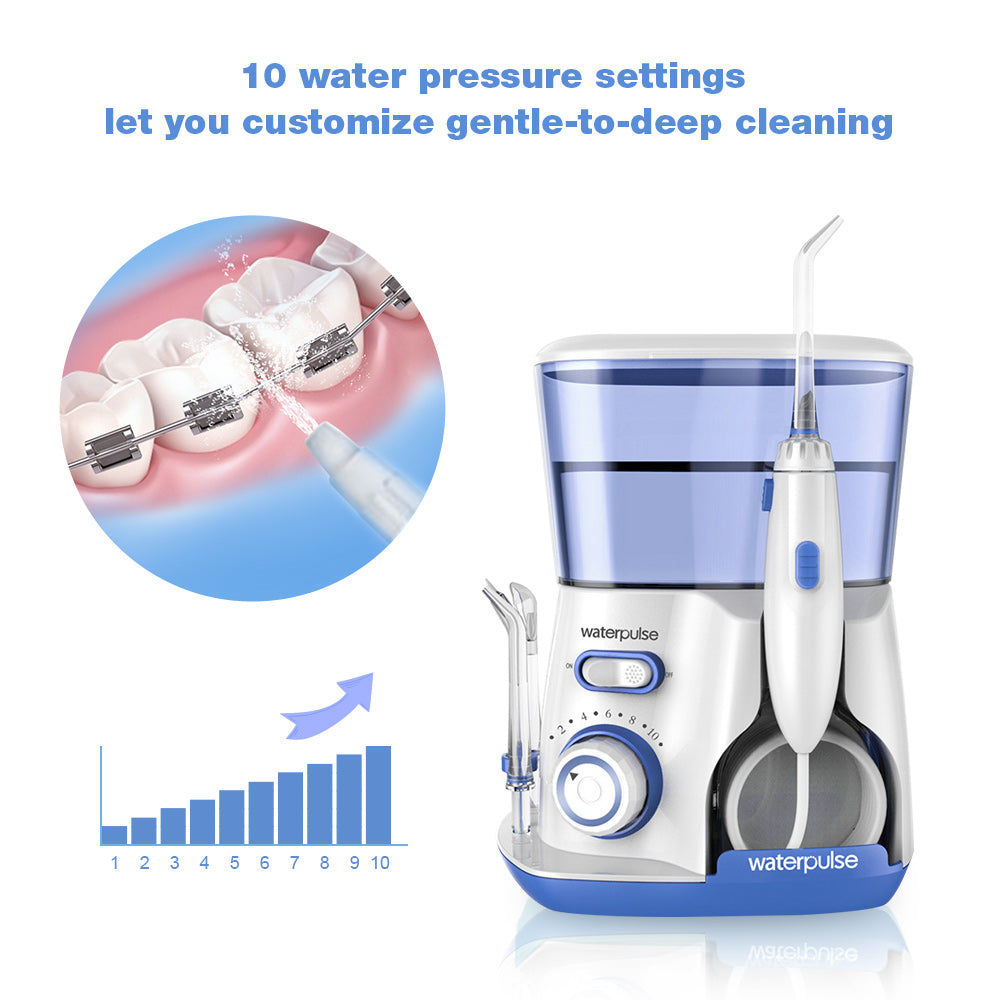 800ml Waterpulse Water Flosser Oral Irrigator Jet Pick Teeth Cleaner Floss