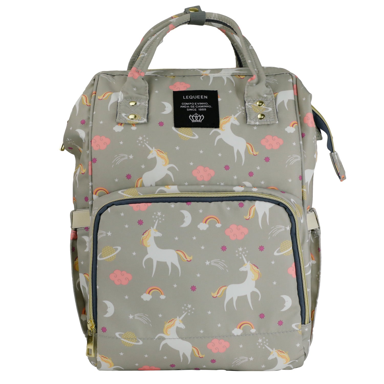 LEQUEEN Baby Nappy Diaper Bag Mummy Large Sports Travel Backpack Wooterproof
