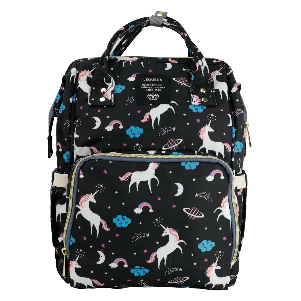 LEQUEEN Baby Nappy Diaper Bag Mummy Large Sports Travel Backpack Wooterproof