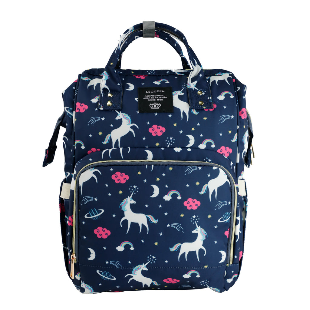 LEQUEEN Baby Nappy Diaper Bag Mummy Large Sports Travel Backpack Wooterproof