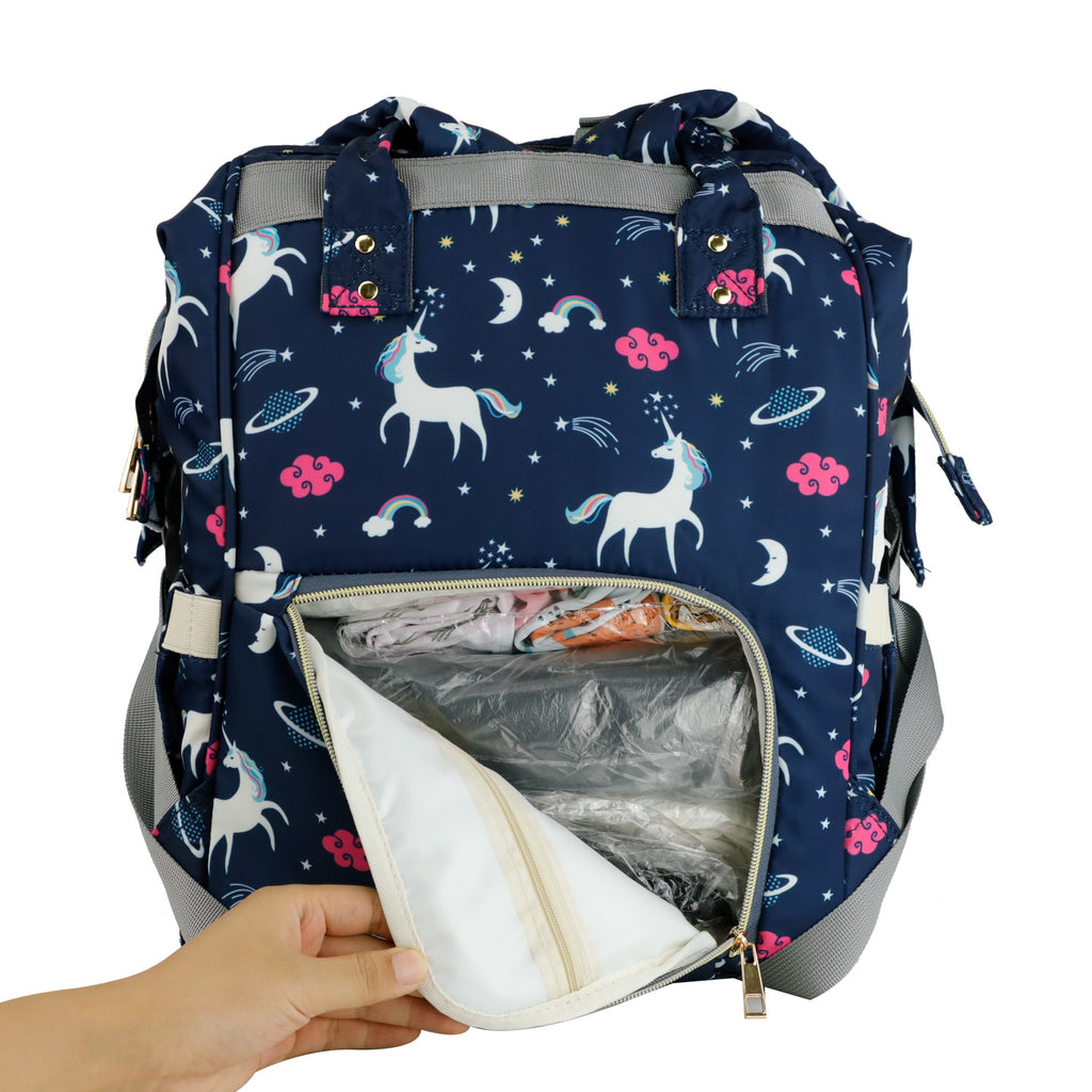LEQUEEN Baby Nappy Diaper Bag Mummy Large Sports Travel Backpack Wooterproof