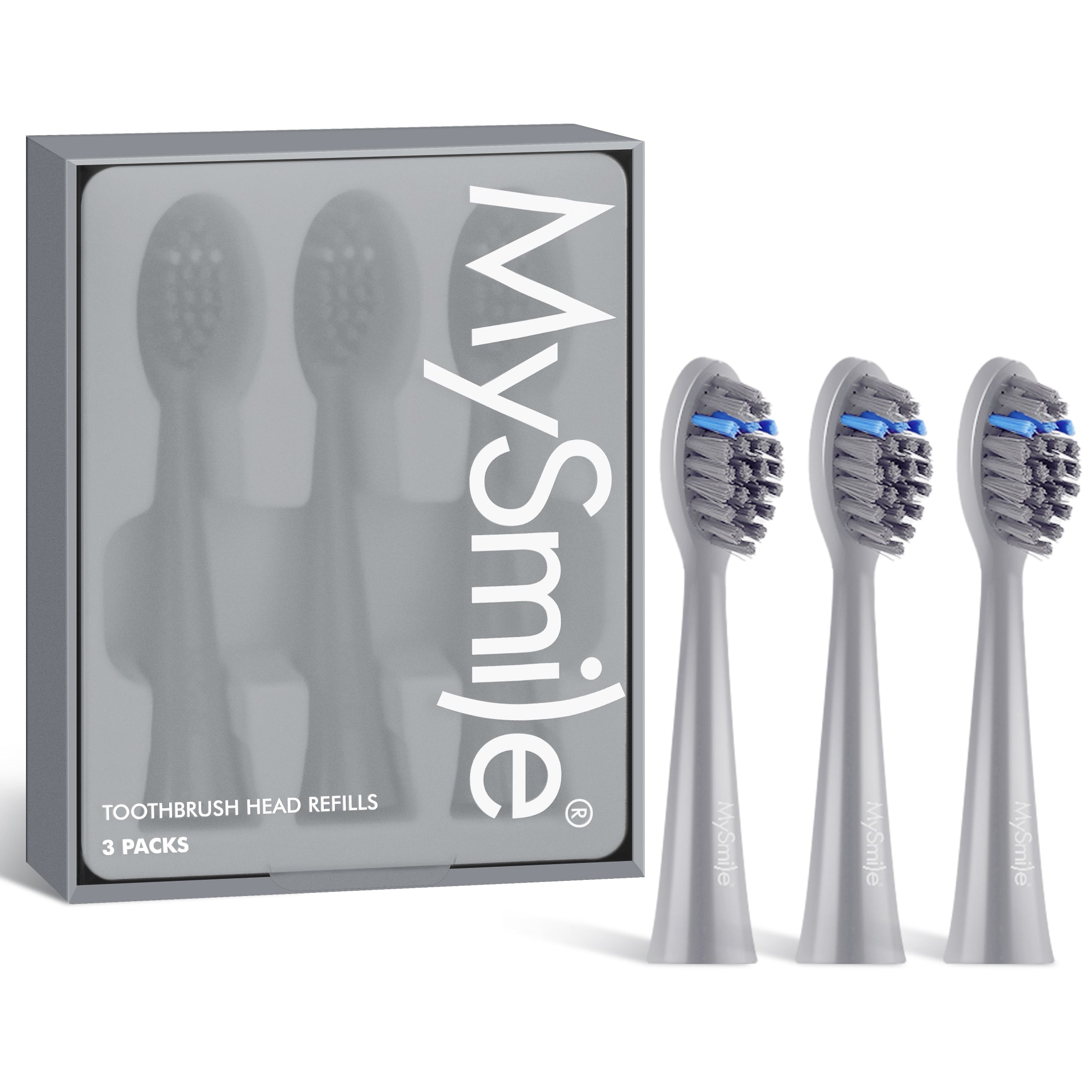 MySmile DY156 Sonic Electric Toothbrush with 3 Brush Heads for Adults, Rechargeable Battery Toothbrush, 2 Mins 5 Modes Smart Timer, 45000VPM, On Charge for 60 Days