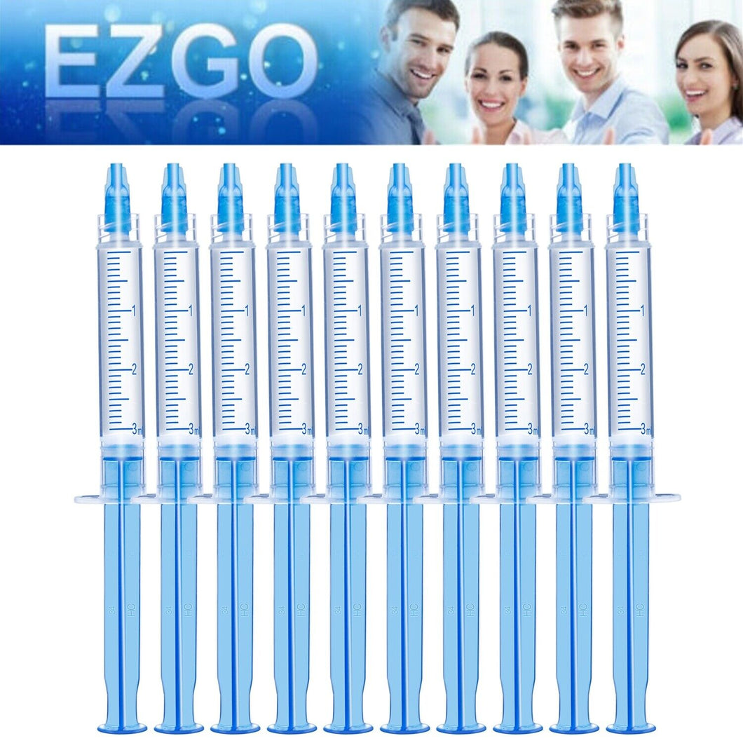 EZGO 10pc 3ml Teeth Whitening Gel Strong Tooth Bleaching for Dental Clinic FDA