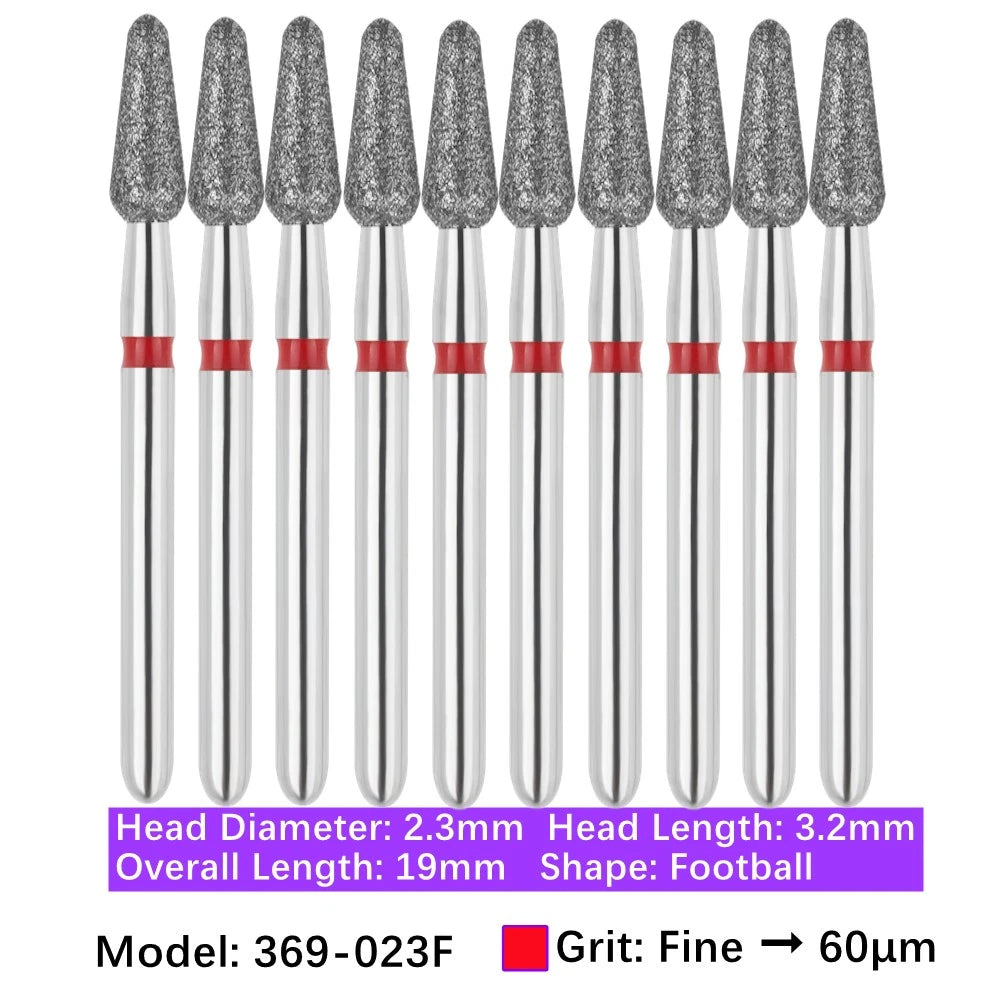 Vakker Dental Football FG Diamond Bur 369-023F 10/pk