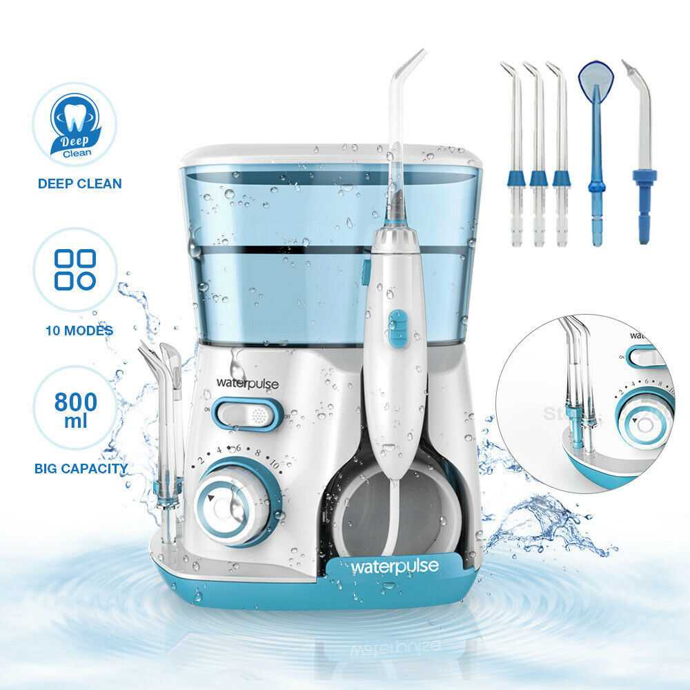 800ml Waterpulse Water Flosser Oral Irrigator Jet Pick Teeth Cleaner Floss
