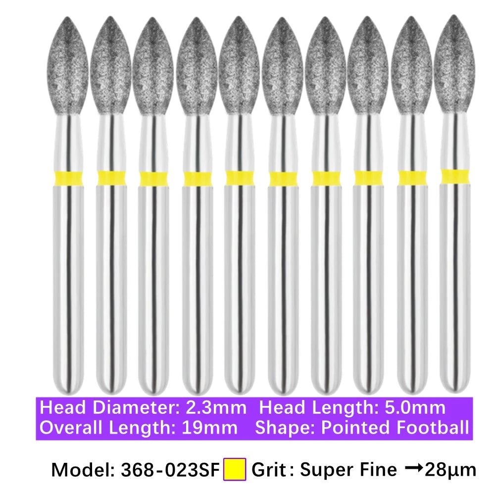Vakker Dental Football FG Diamond Bur 368-023SF 10/pk