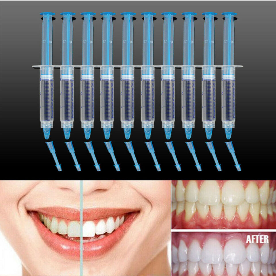 EZGO 10pc 3ml Teeth Whitening Gel Strong Tooth Bleaching for Dental Clinic FDA