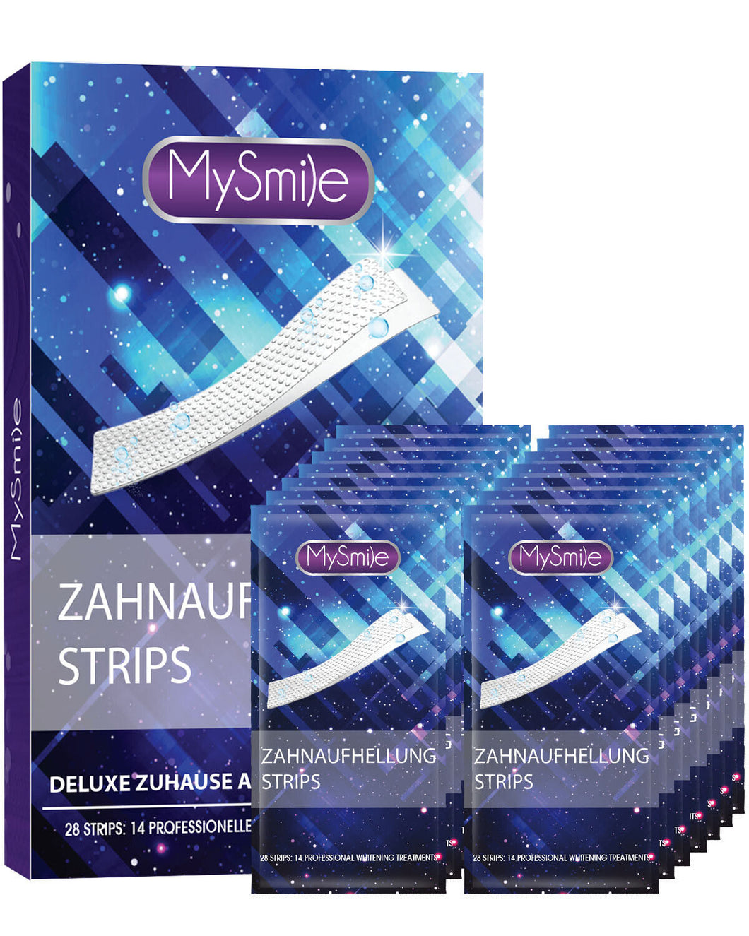 MySmile 28PC Teeth Whitening Strips PAP Tooth Whitestrips
