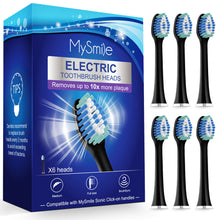 Load image into Gallery viewer, MySmile Ultrasonic Rechargeable Electric Toothbrush 6 Heads Warranty 1 Year
