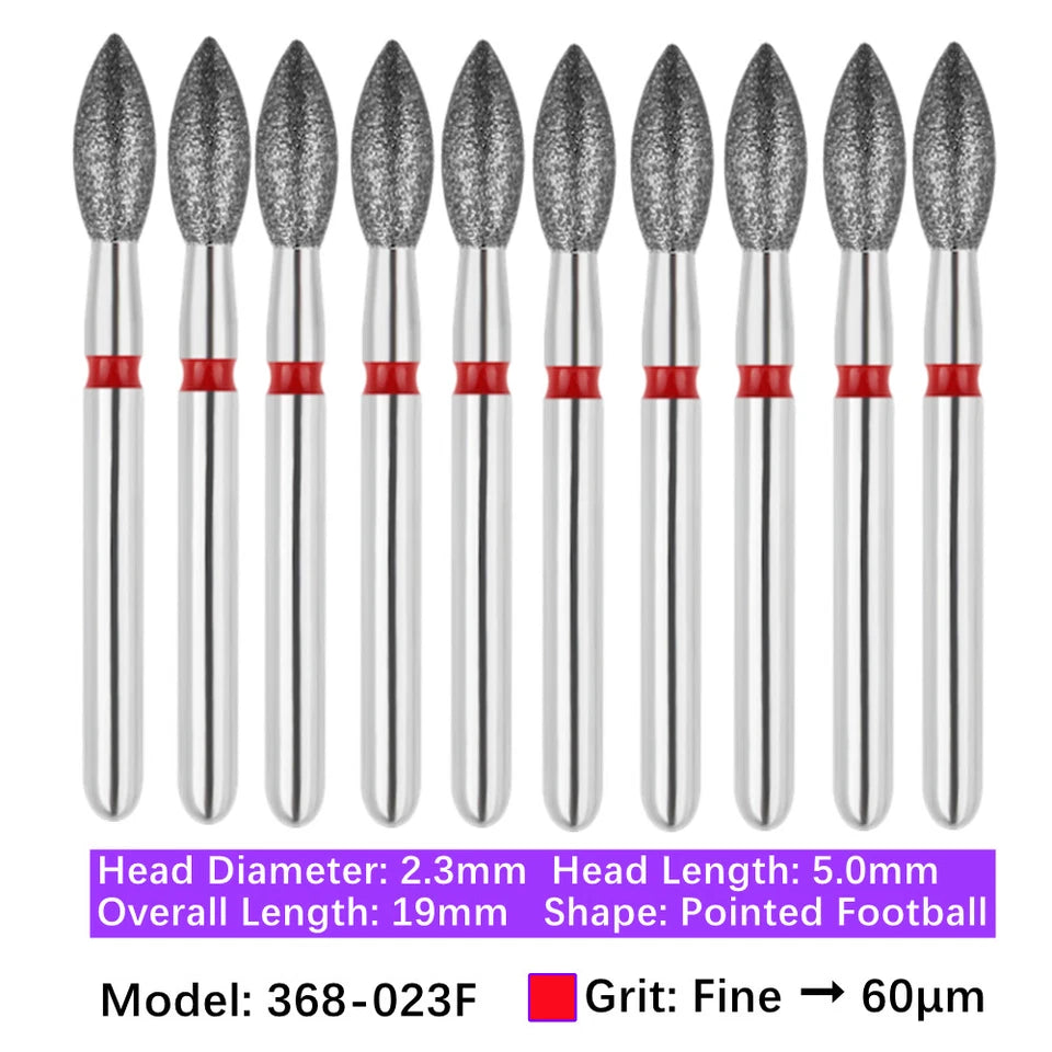 Vakker Dental Football FG Diamond Bur 368-023F 10/pk