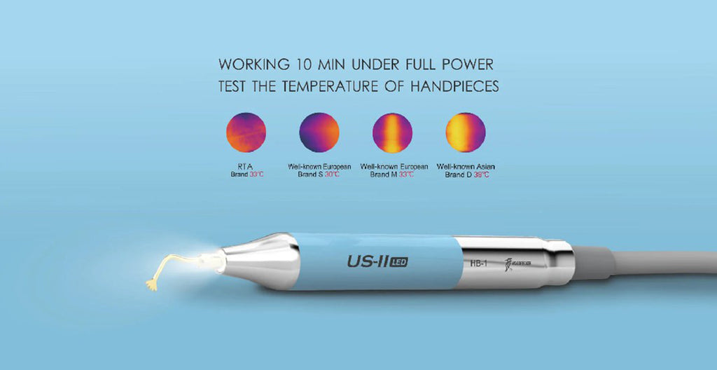 Woodpecker Ultrasurgery US-II LED Piezo Bone Surgery 2 x LED Handpiece 14 Tips