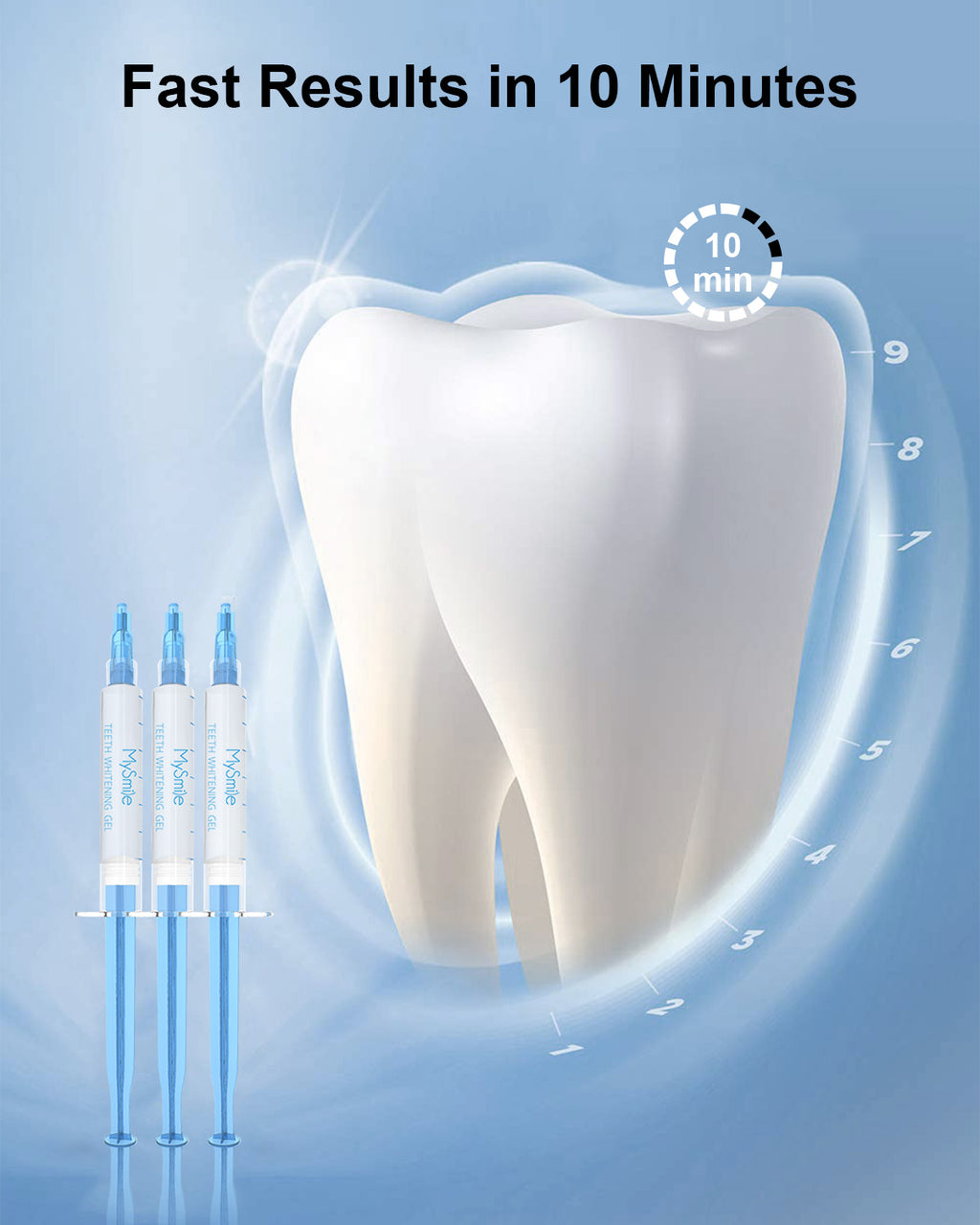 MySmile 3pc 35% Carbamide Peroxide Teeth Whitening Gels Refill Pack