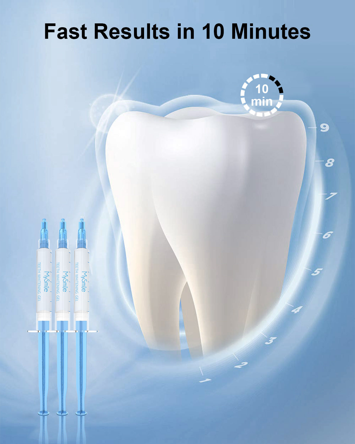MySmile 3pc 35% Carbamide Peroxide Teeth Whitening Gels Refill Pack