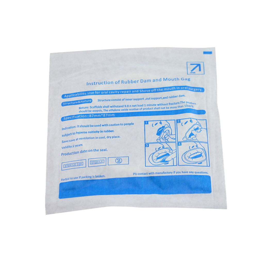 Disposable Sterile Rubber Dam Cheek Retractor 10/pkG
