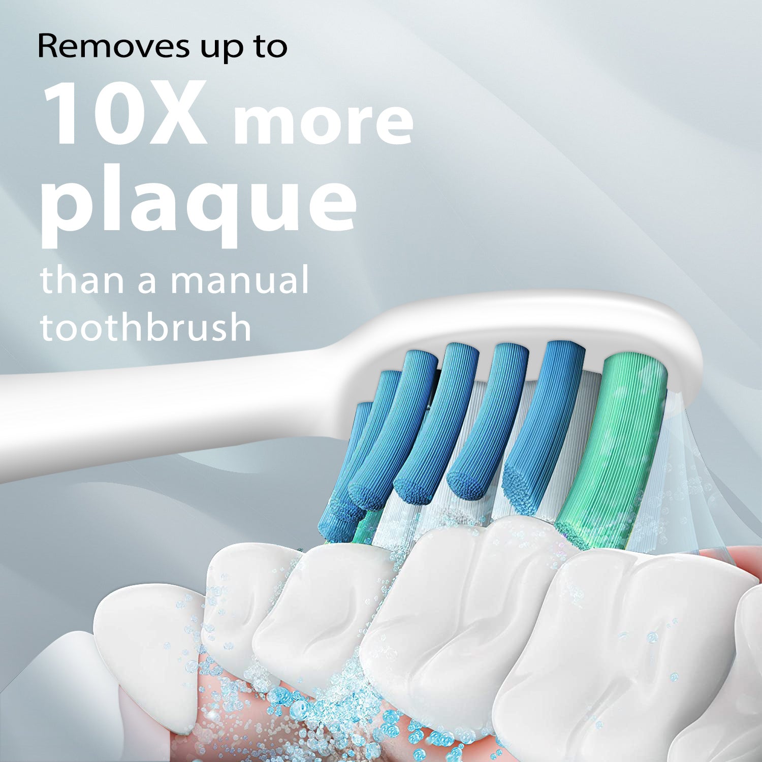 MySmile Ultrasonic Rechargeable Electric Toothbrush 6 Heads Warranty 1 Year